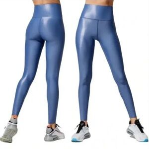 Carbon38 Electric Blue High-Rise Leggings